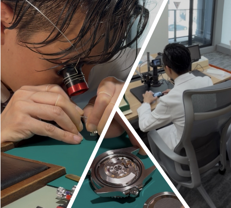 時計の製造・検品の様子